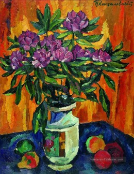 nature morte avec des pivoines dans un vase Petrovich Konchalovsky fleurs impressionnisme Peinture à l'huile